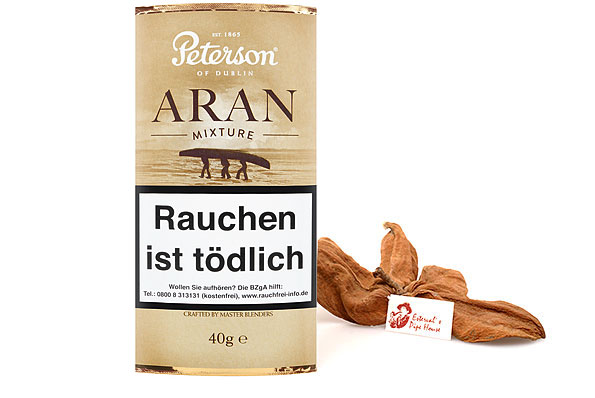 Peterson Aran Mixture Pfeifentabak 40g Pouch